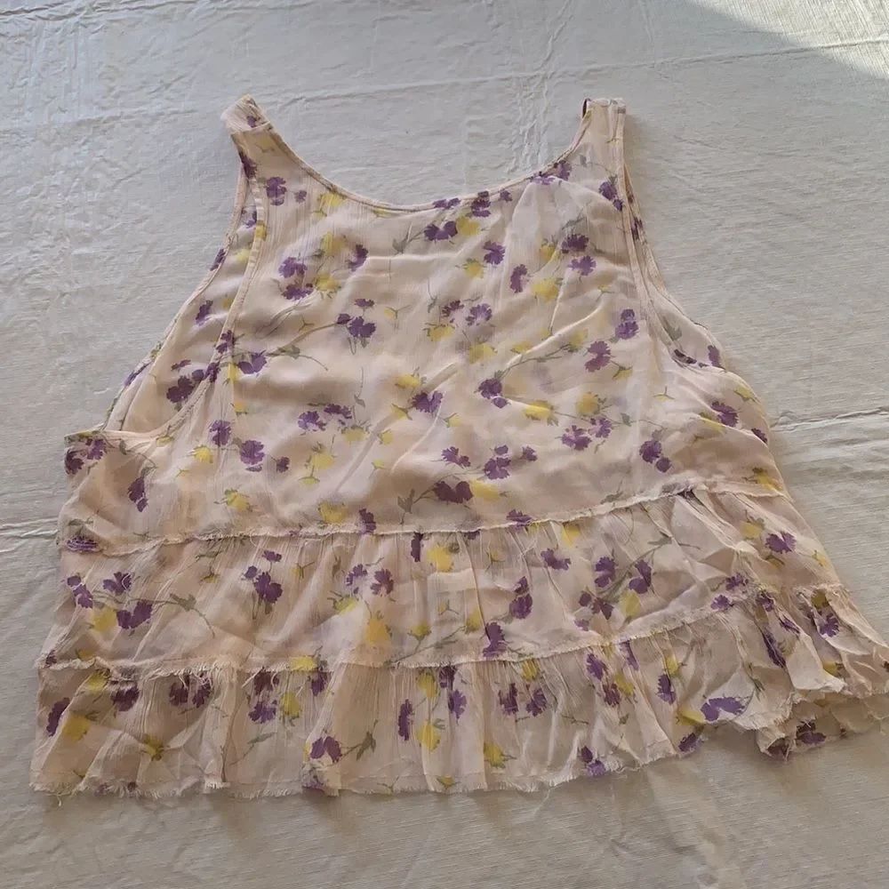 Free People Ruffle Tank - Picture 3 of 5
